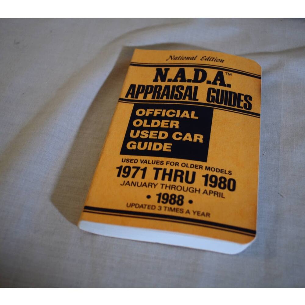 NADA Appraisal Guide 1988 - January through April